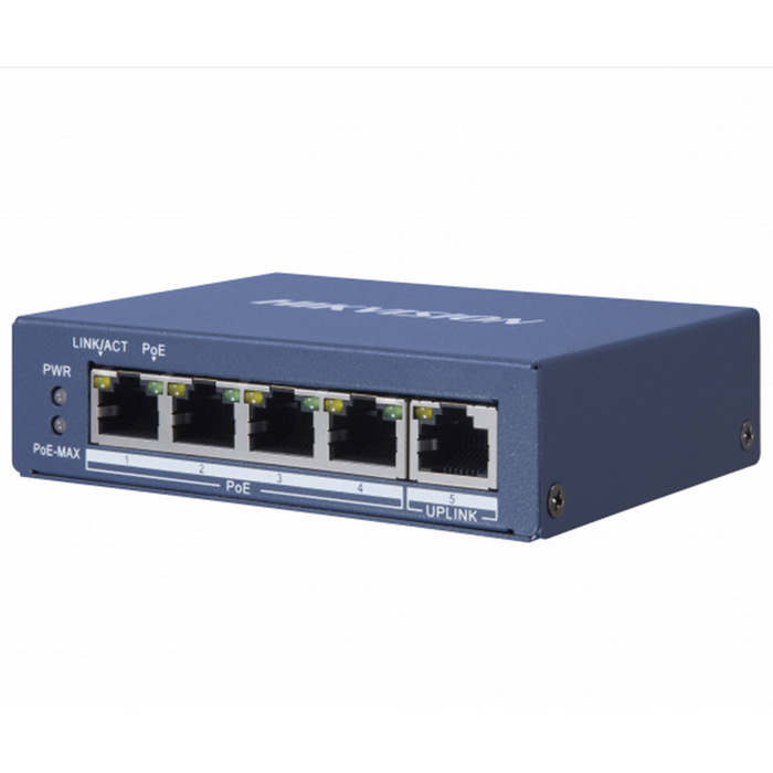 DS-3E0505HP-E Gigabitni PoE Switch